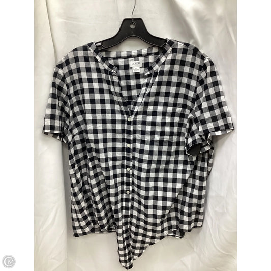 Top Short Sleeve By J. Crew In Striped Pattern, Size: Xl