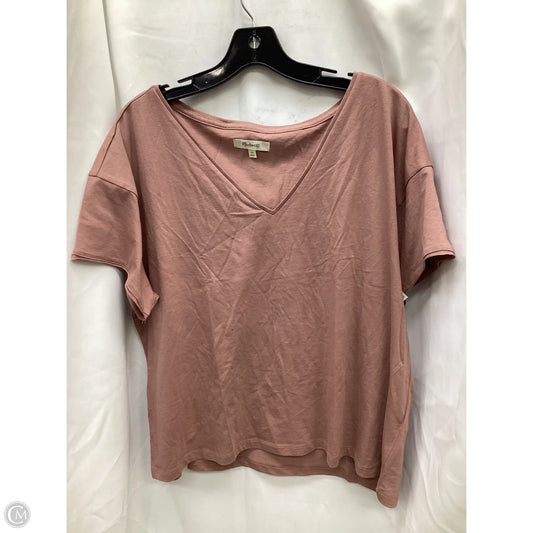 Top Short Sleeve By Madewell In Multi-colored, Size: Xl