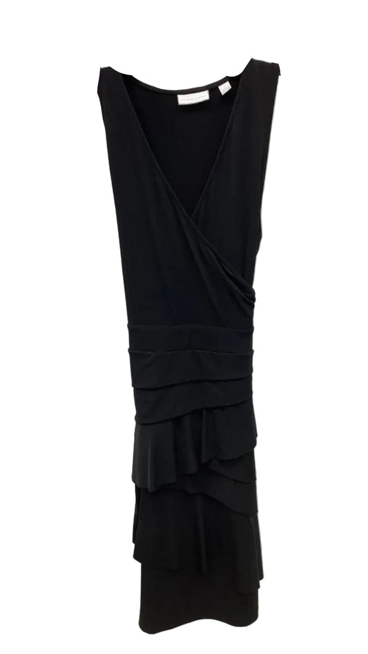 Dress Casual Midi By New York And Co In Black, Size: M