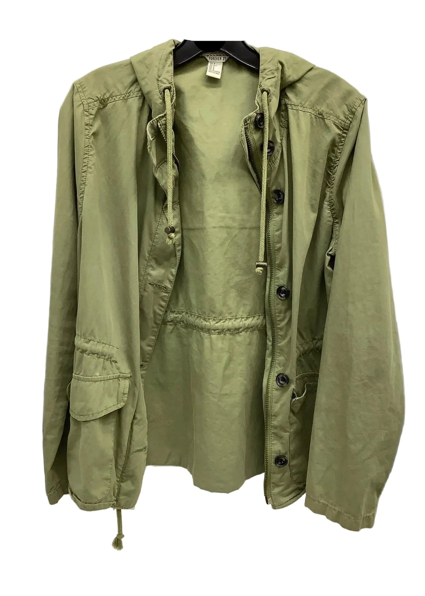 Jacket Other By Forever 21 In Green, Size: S
