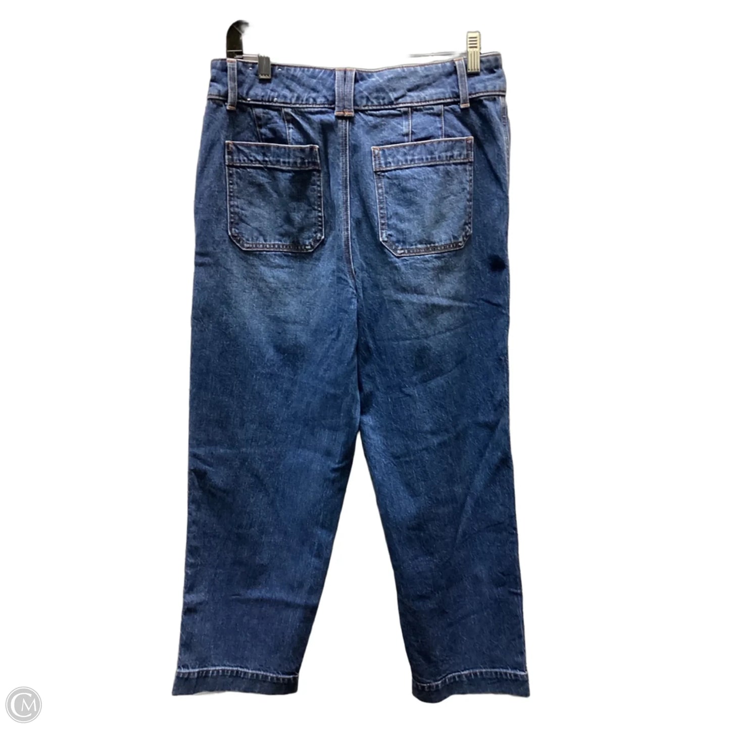 Jeans Straight By Talbots In Blue Denim, Size: 6
