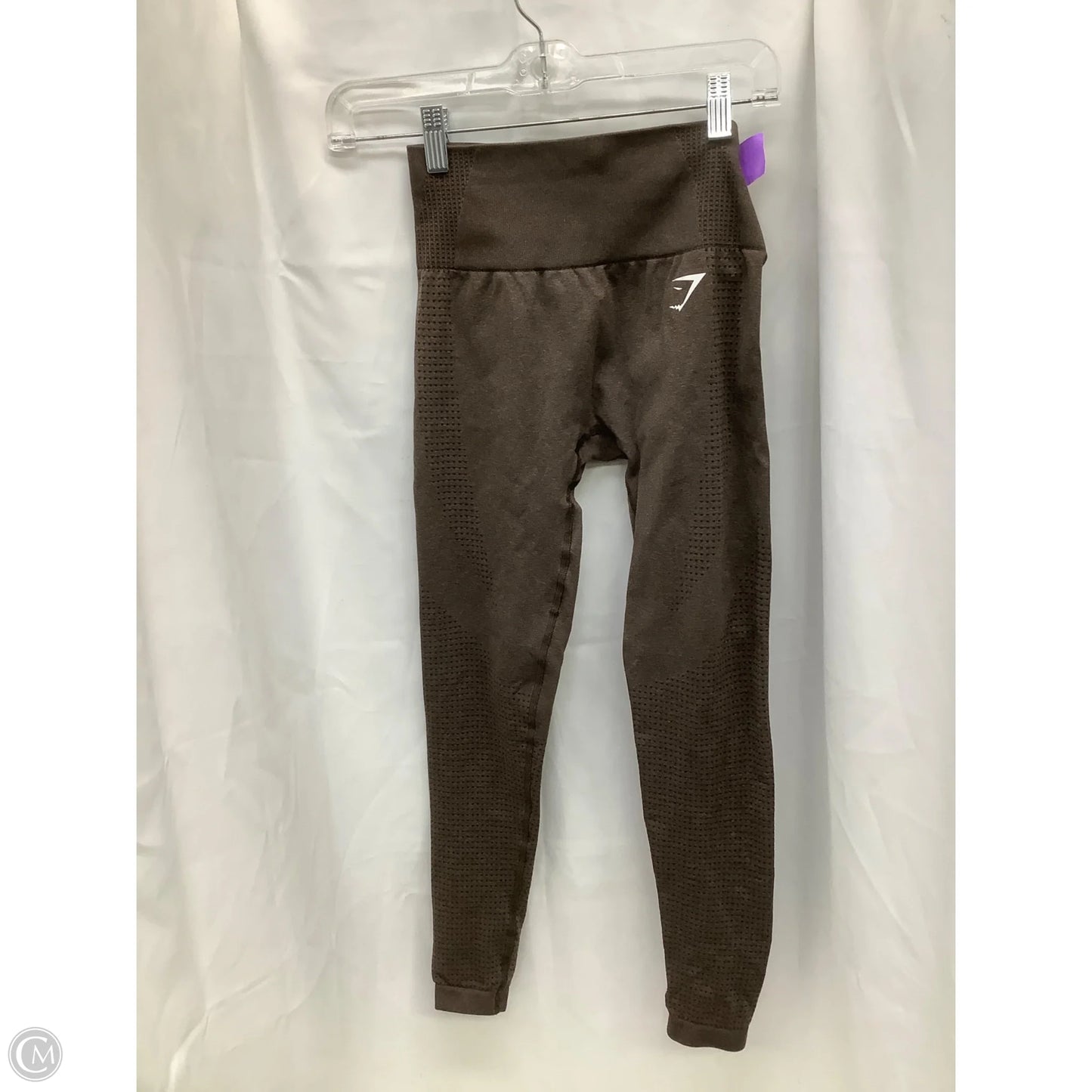 Pants Leggings By Gym Shark In Brown, Size: S