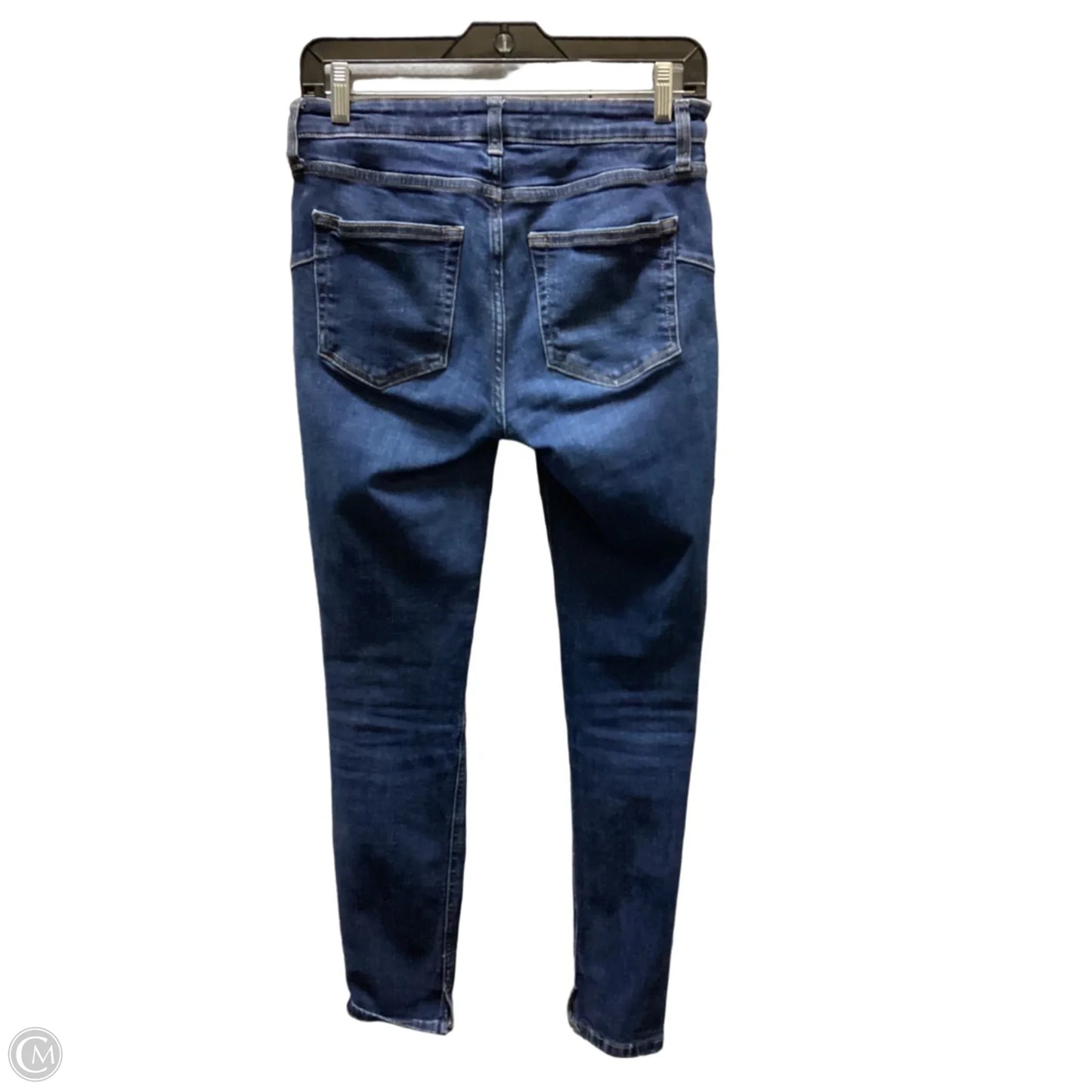 Jeans Skinny By Zara In Blue Denim, Size: 6