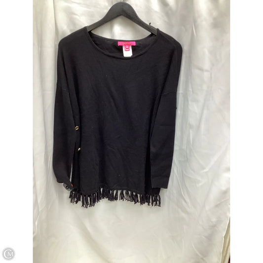 Top Long Sleeve Designer By Lilly Pulitzer In Black, Size: M