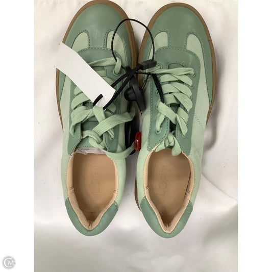 Shoes Flats By Loft In Green, Size: 8