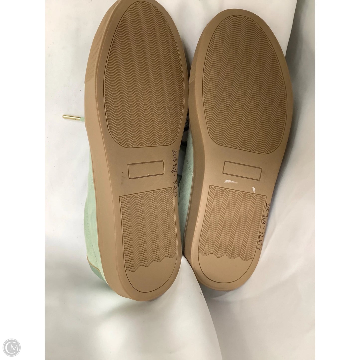Shoes Flats By Loft In Green, Size: 8