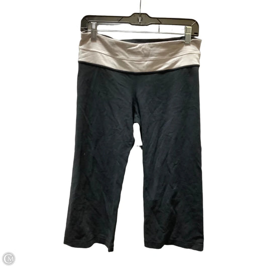 Capris By Lululemon In Black, Size: 8