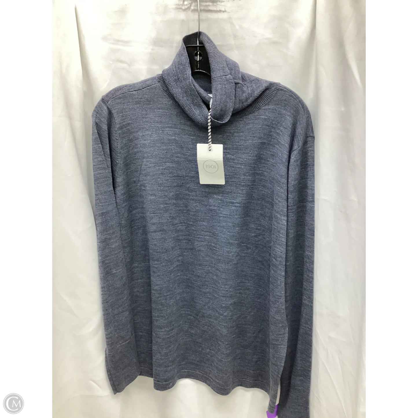 Top Long Sleeve By 1901 In Grey, Size: Xxl