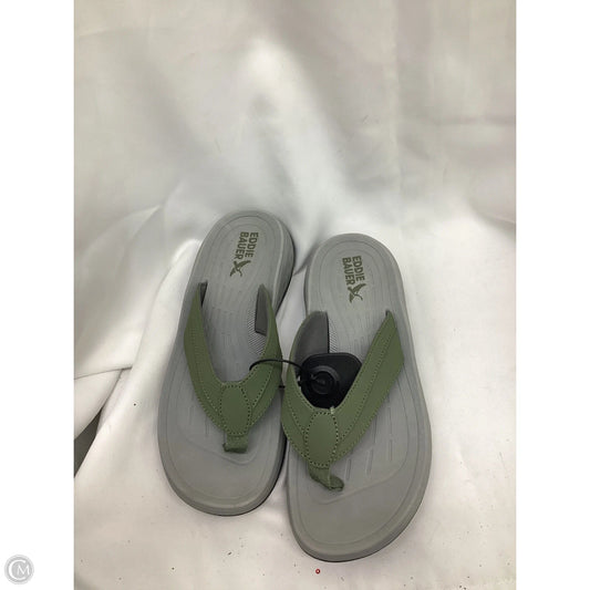 Sandals Flats By Eddie Bauer In Green, Size: 8