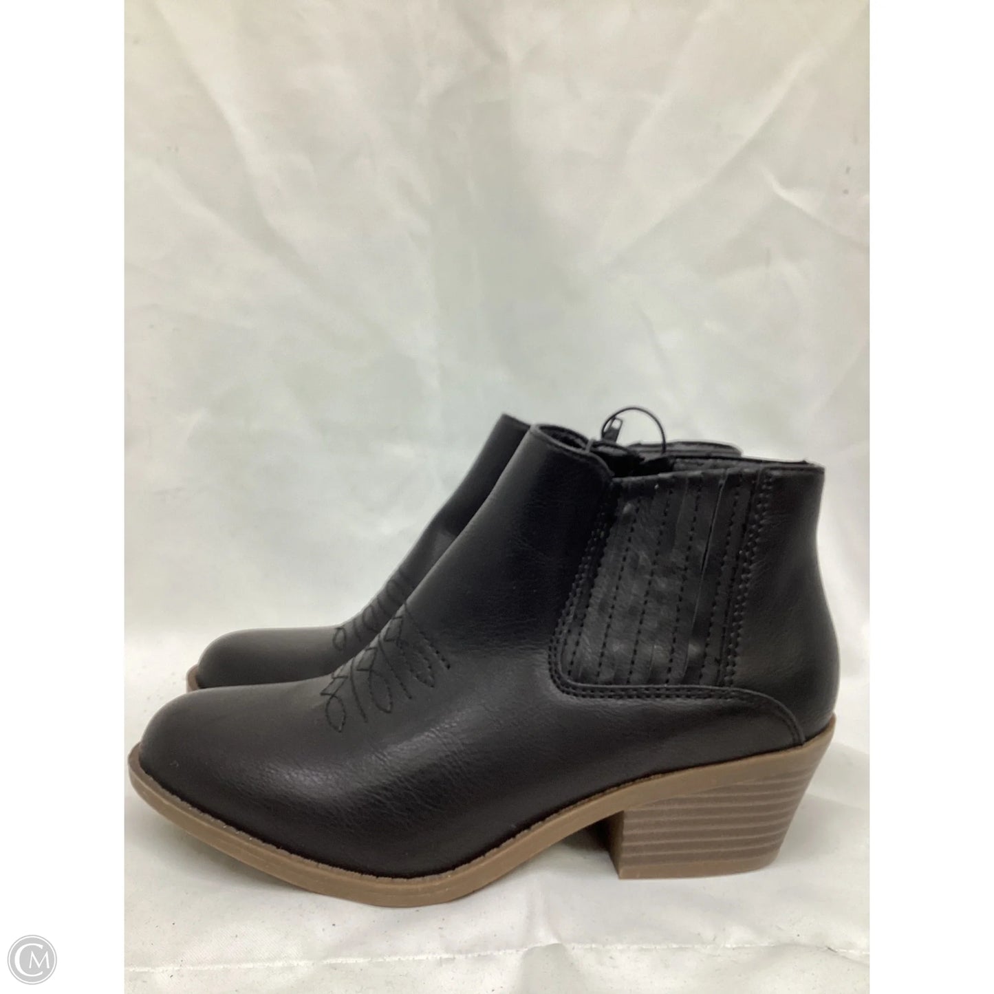 Boots Ankle Heels By Frye And Co In Black, Size: 8