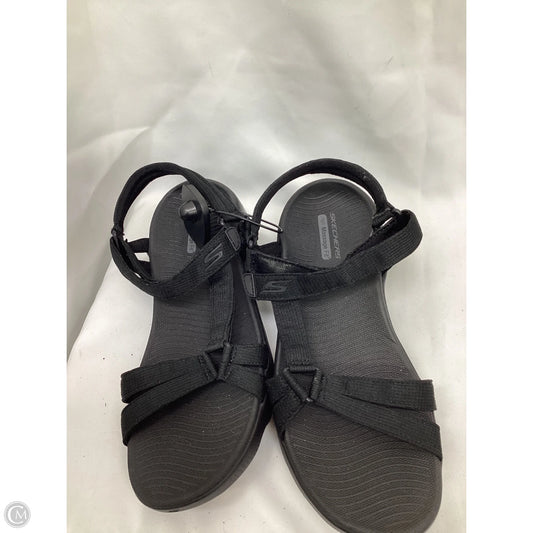 Sandals Flats By Skechers In Black, Size: 8