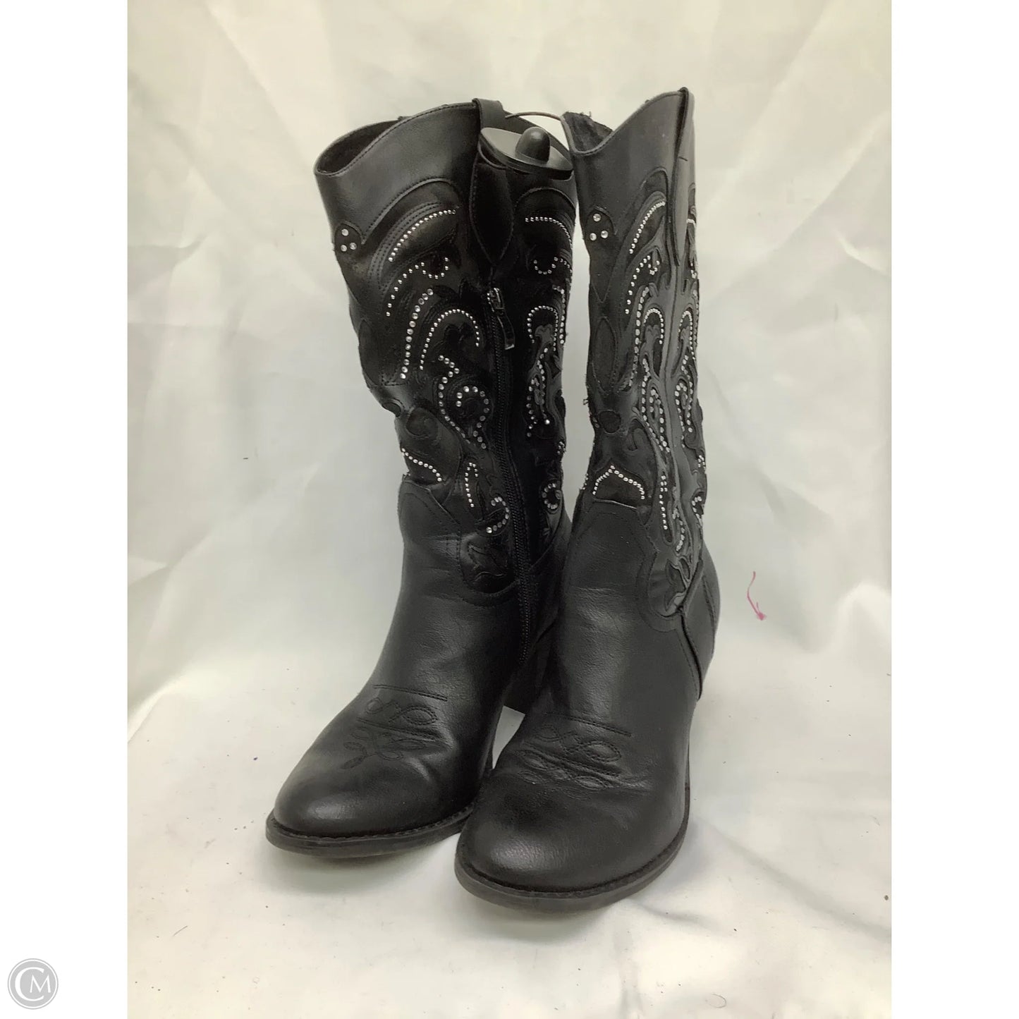 Boots Western By Clothes Mentor In Black, Size: 9