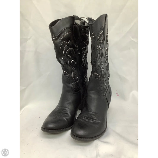 Boots Western By Clothes Mentor In Black, Size: 9