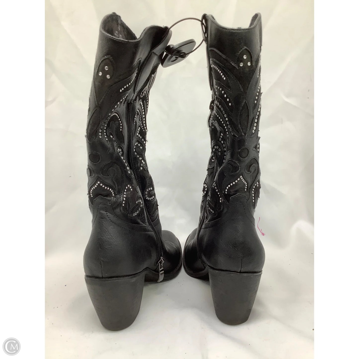 Boots Western By Clothes Mentor In Black, Size: 9
