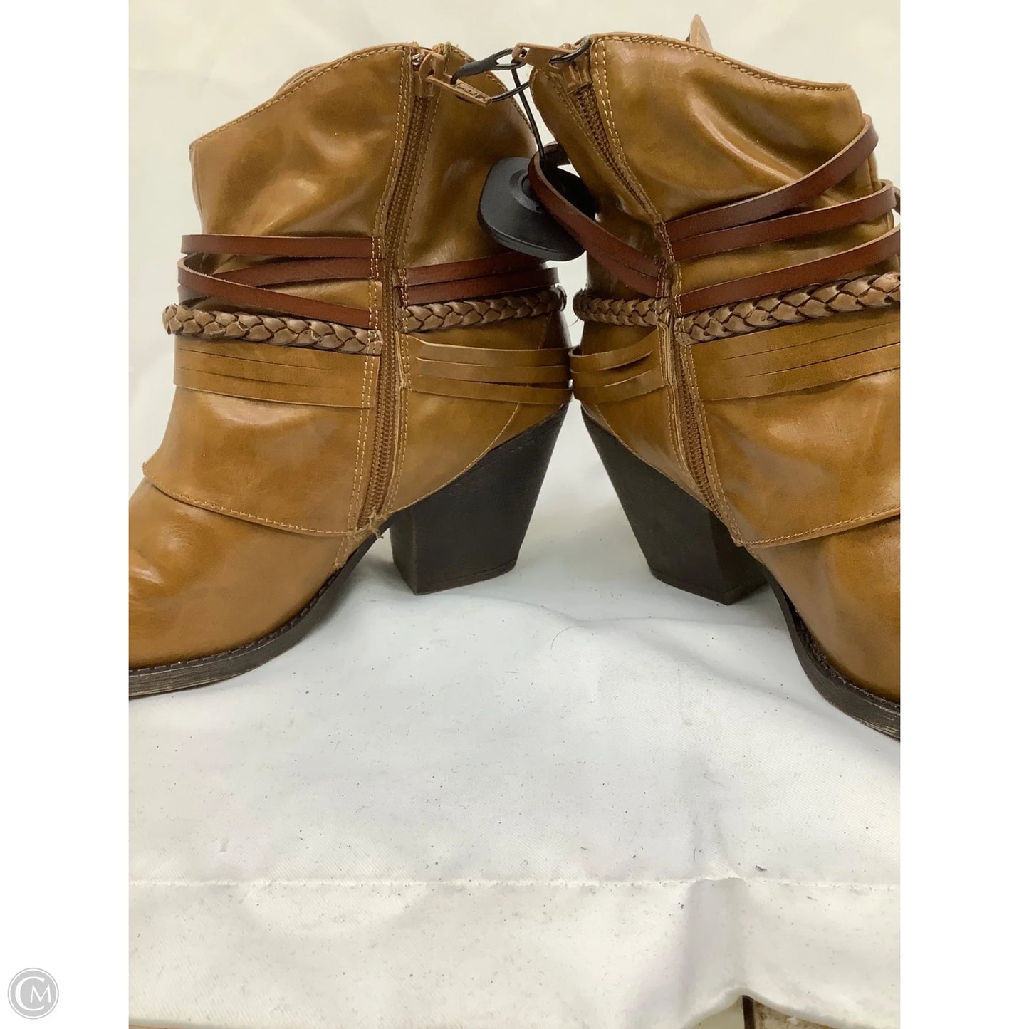 Boots Western By So In Brown, Size: 9