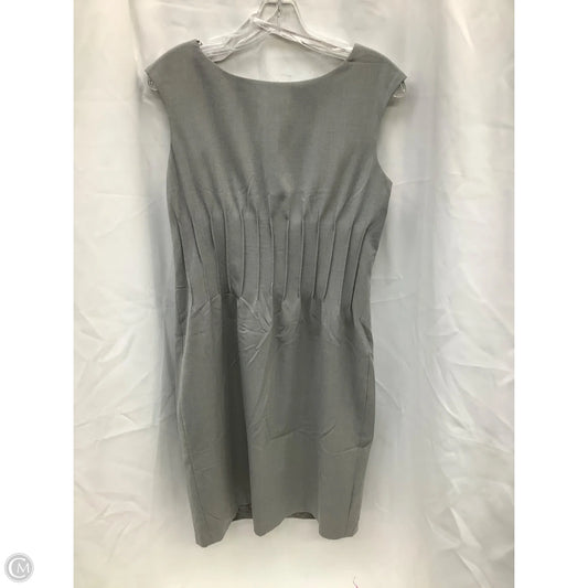 Dress Casual Midi By Calvin Klein In Grey, Size: 10