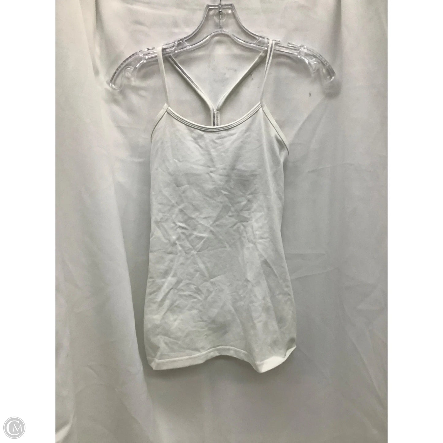 Athletic Tank Top By Lululemon In White, Size: M