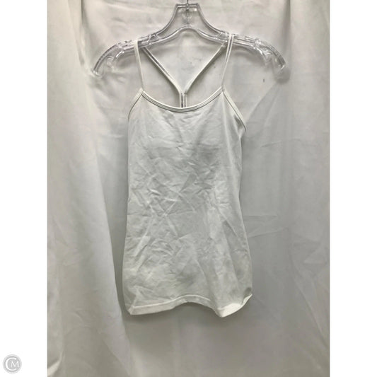 Athletic Tank Top By Lululemon In White, Size: M