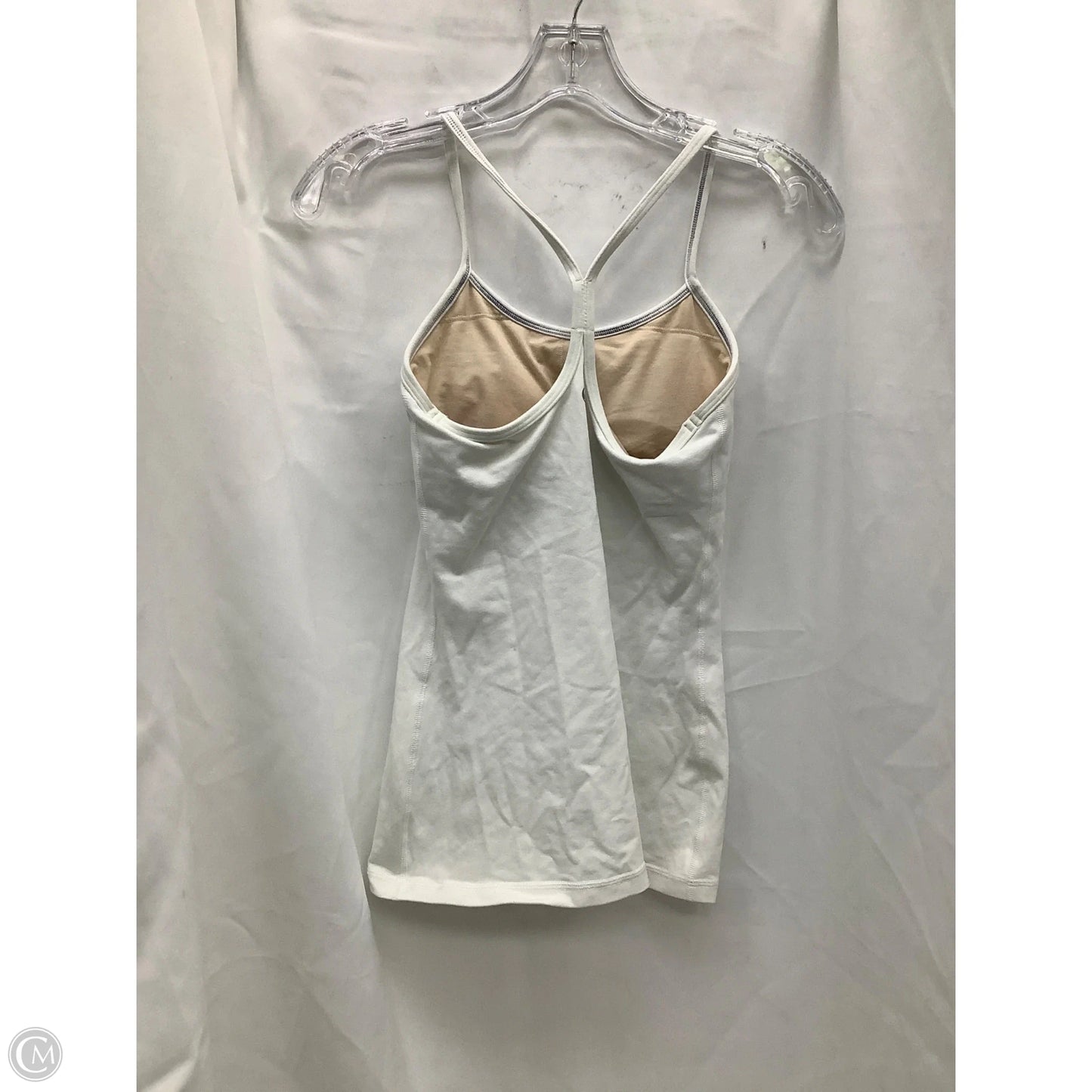 Athletic Tank Top By Lululemon In White, Size: M