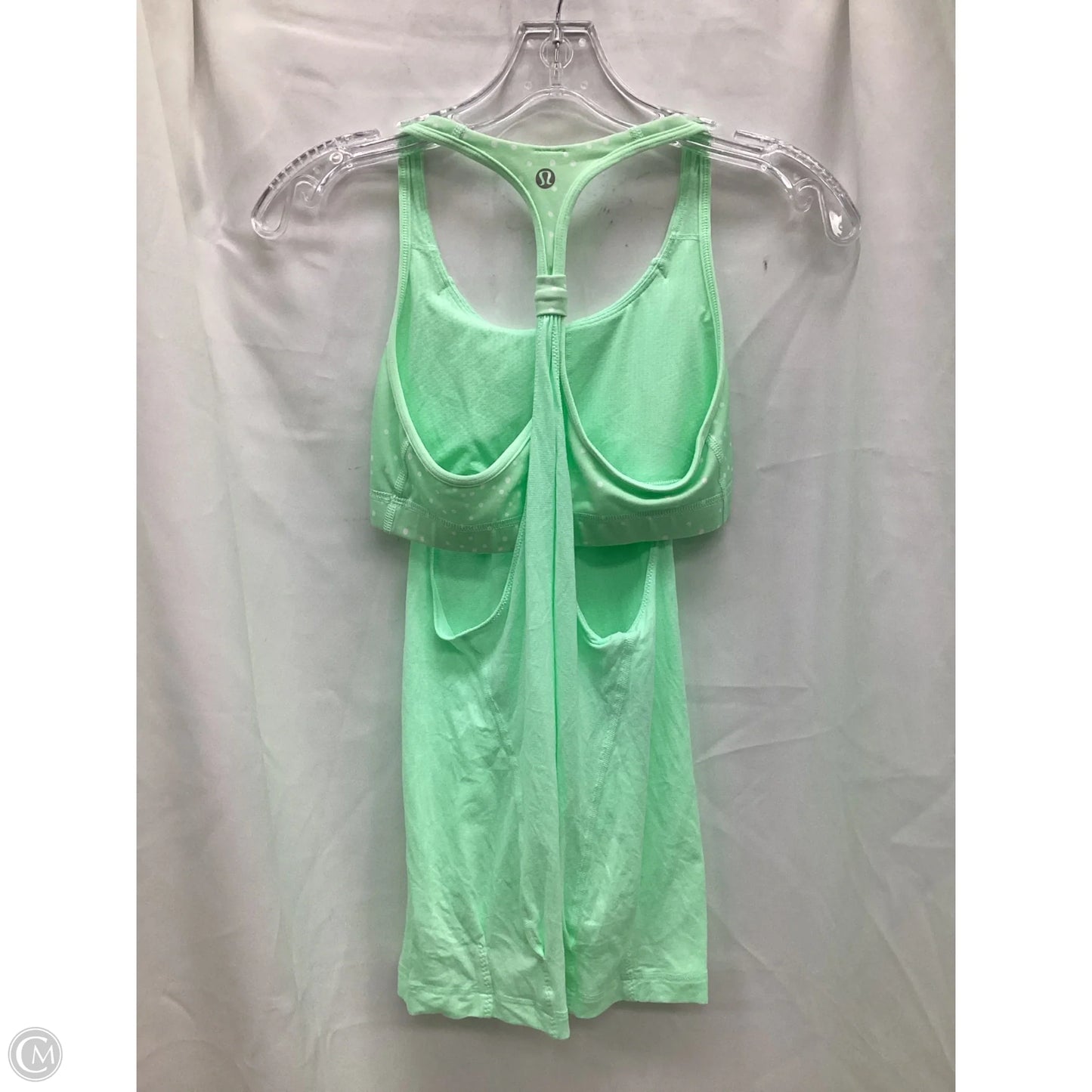 Athletic Tank Top By Lululemon In Green, Size: M