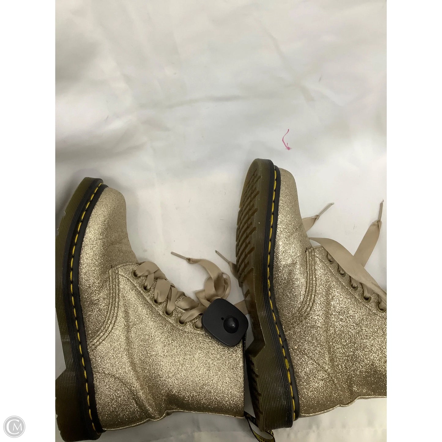 Boots Combat By Dr Martens In Gold, Size: 7