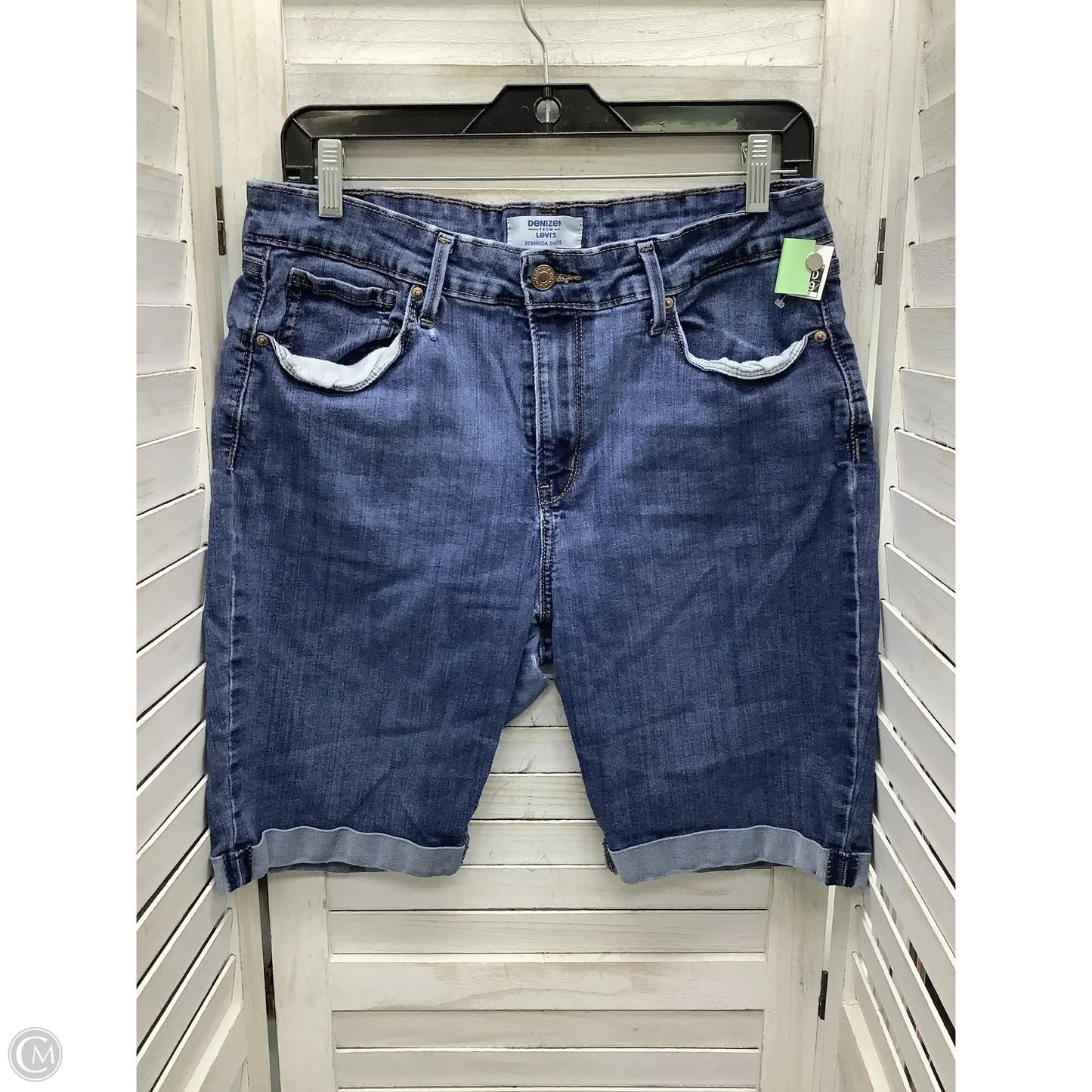 Shorts By Levis In Blue Denim, Size: 14