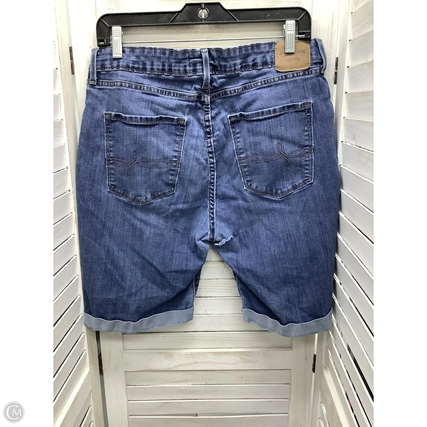 Shorts By Levis In Blue Denim, Size: 14