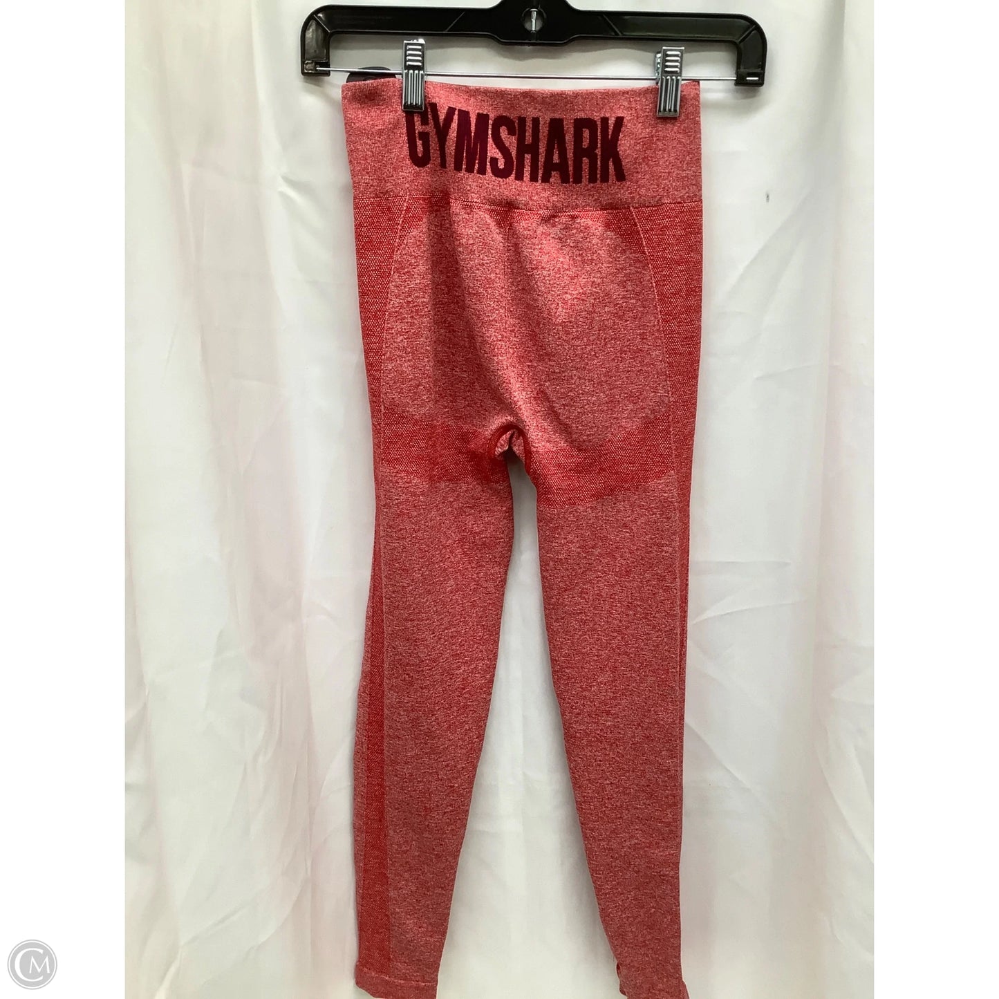 Athletic Leggings By Gym Shark In Red, Size: M
