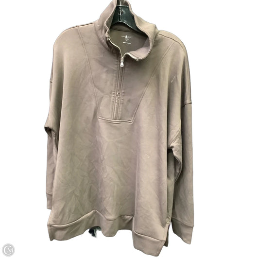 Sweatshirt Collar By Lou And Grey In Brown, Size: M