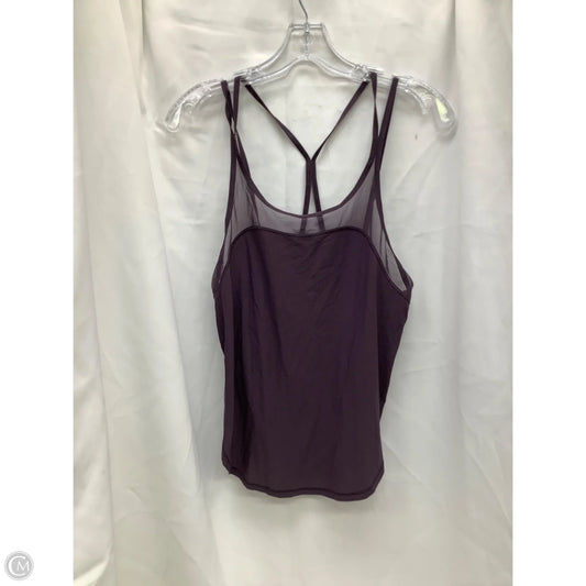 Athletic Tank Top By Lululemon In Purple, Size: 2