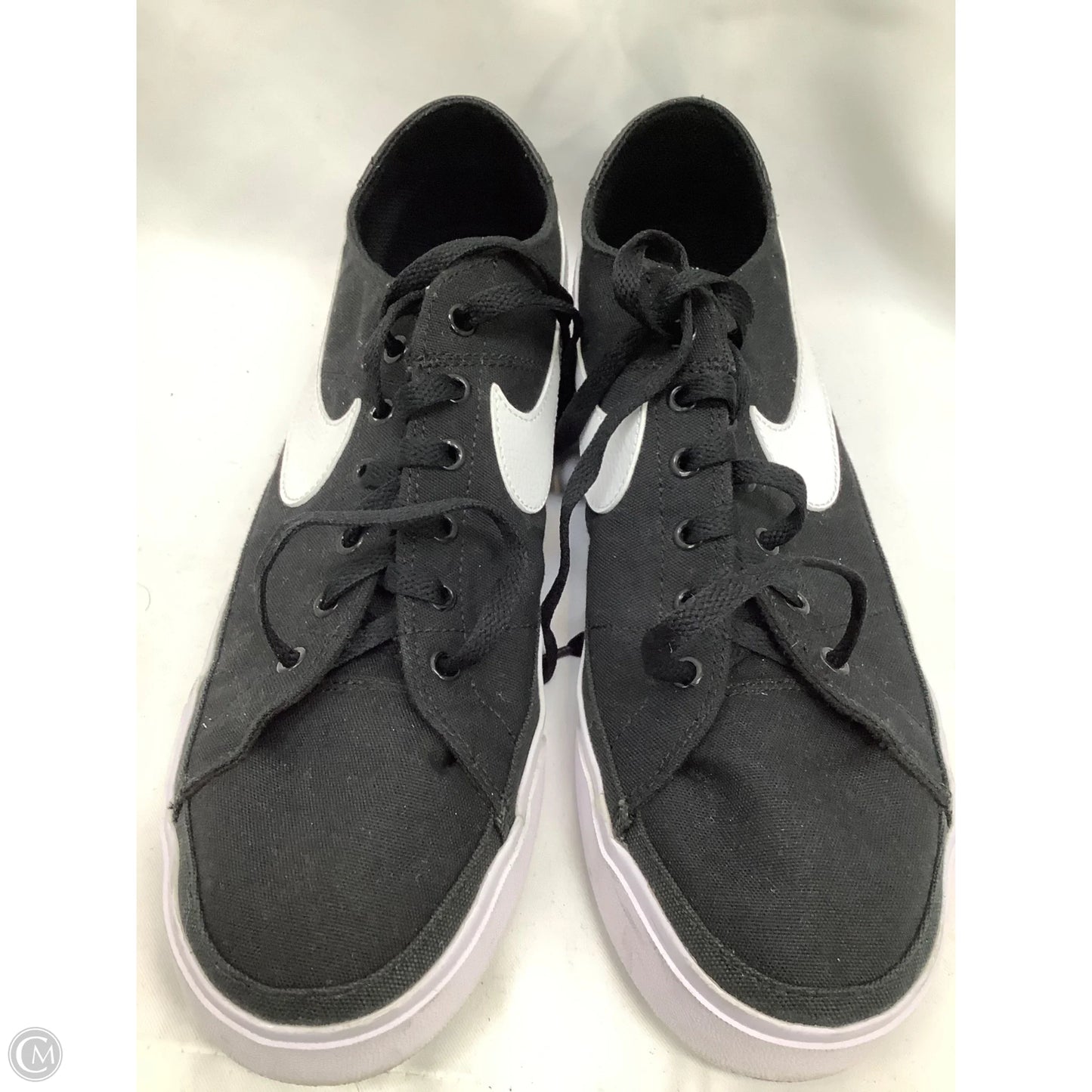 Shoes Flats By Nike In Black, Size: 12