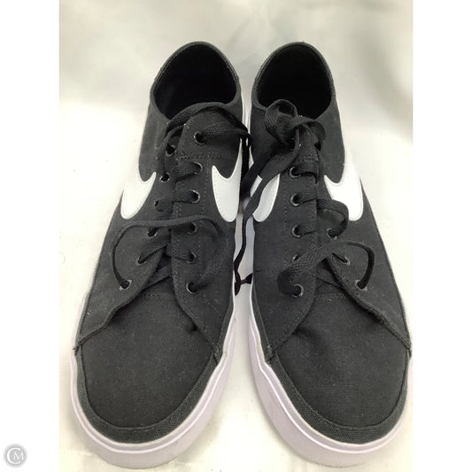 Shoes Flats By Nike In Black, Size: 12