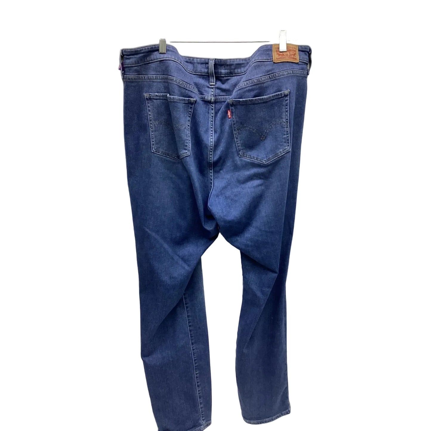 Jeans Straight By Levis In Blue Denim, Size: 22