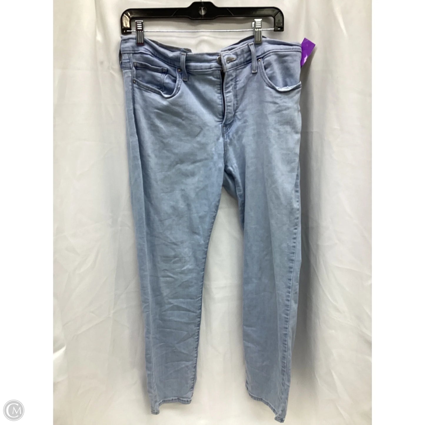 Jeans Skinny By Levis In Blue, Size: 12