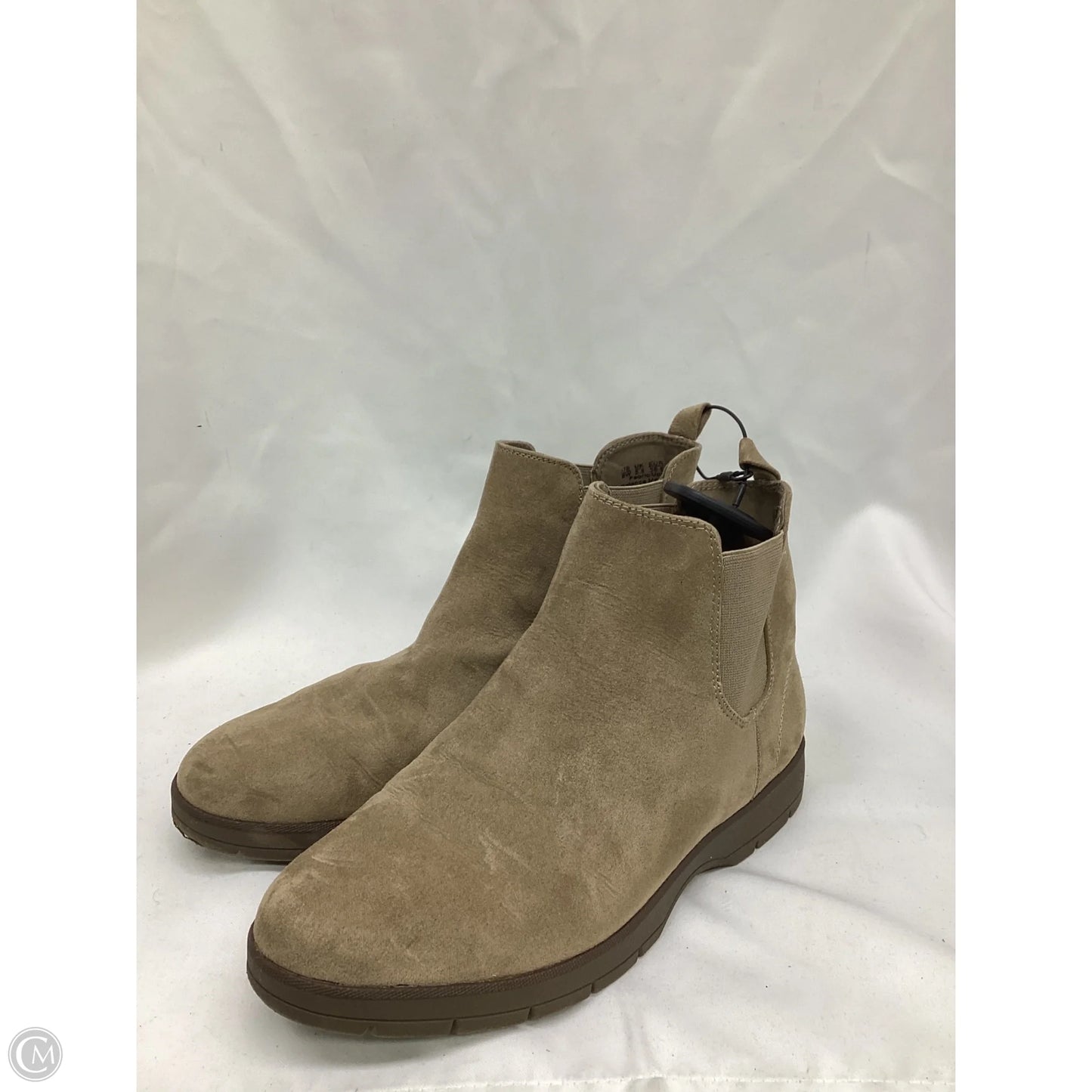 Boots Ankle Flats By Dr Scholls In Beige, Size: 8