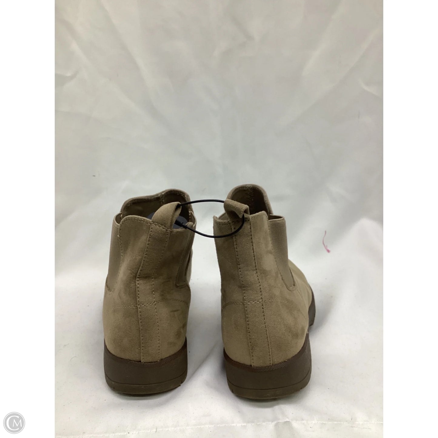 Boots Ankle Flats By Dr Scholls In Beige, Size: 8