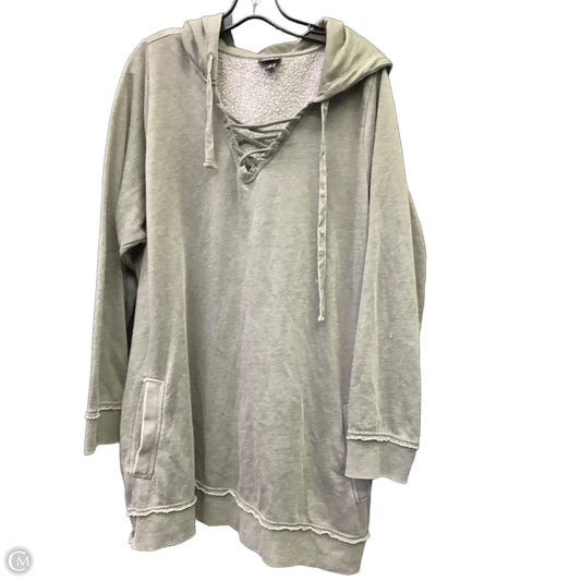 Sweatshirt Hoodie By Torrid In Green, Size: 3x