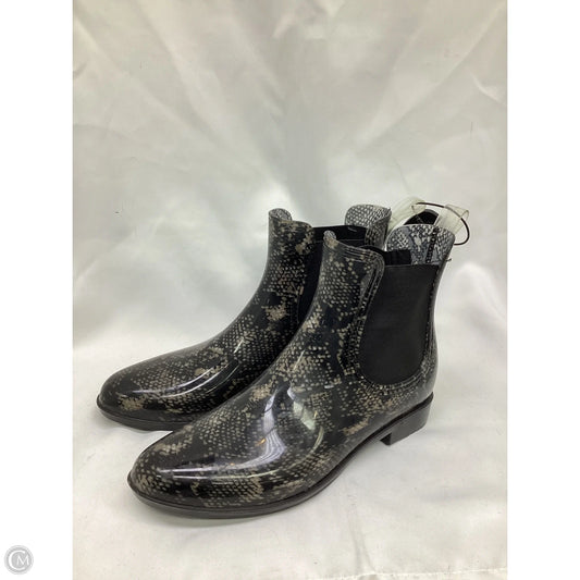 Boots Rain By Inc In Snakeskin Print, Size: 10