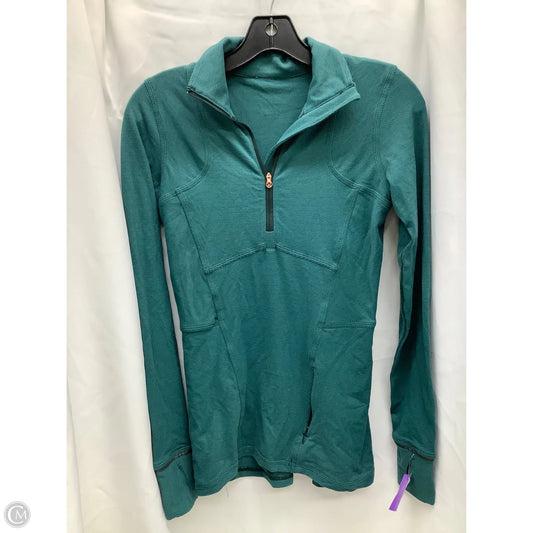 Top Long Sleeve By Lululemon In Green, Size: 4