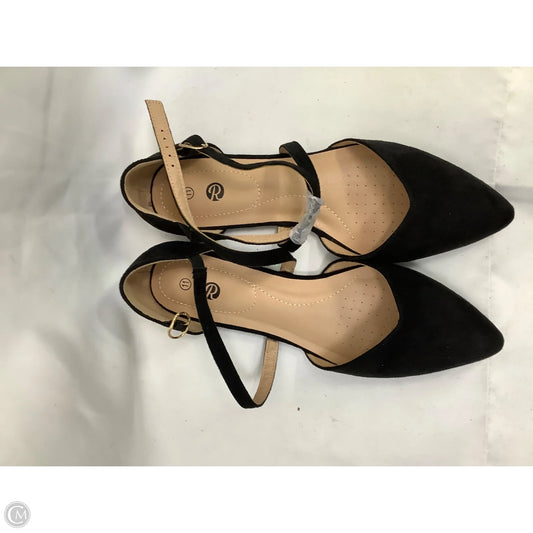 Shoes Flats By Clothes Mentor In Black, Size: 11
