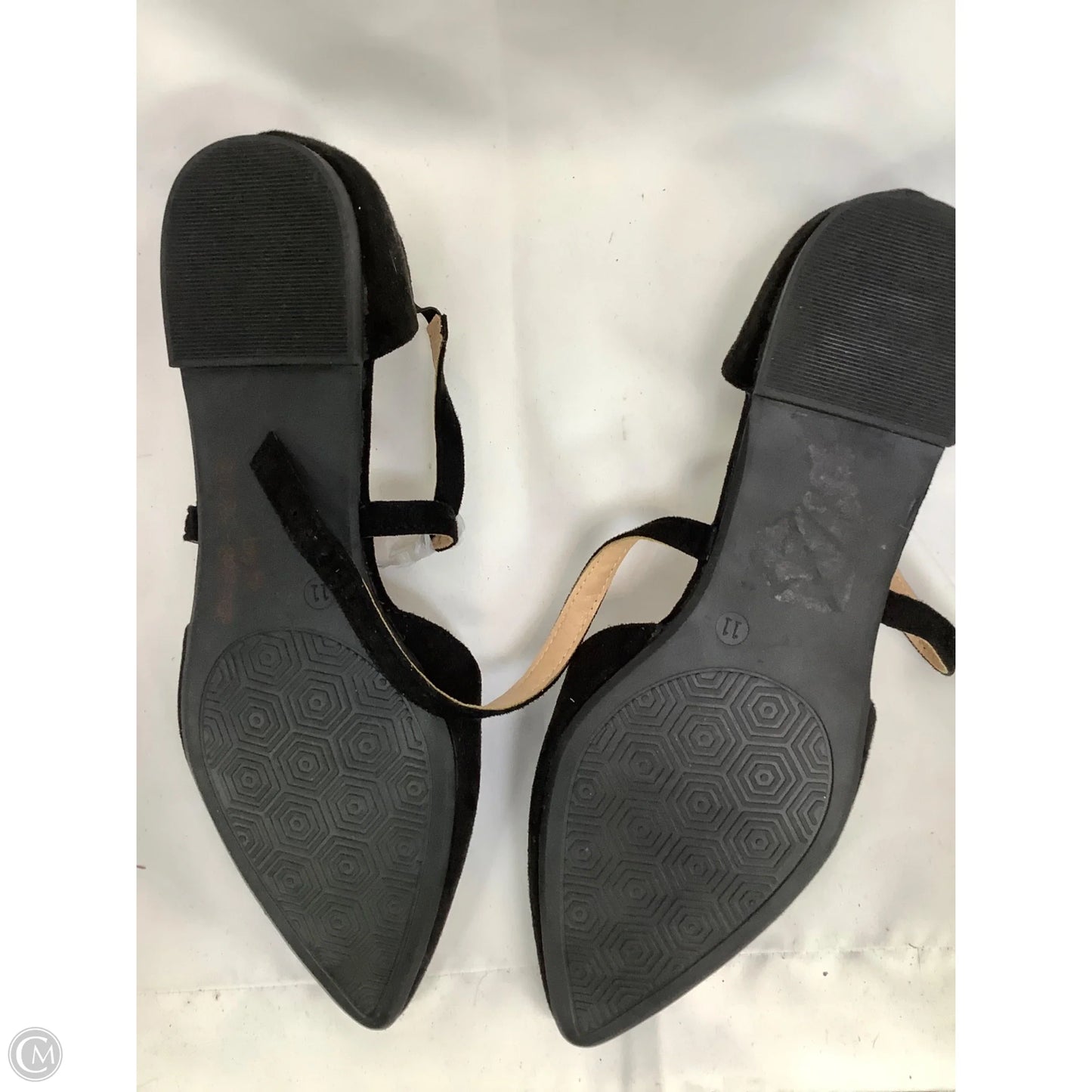 Shoes Flats By Clothes Mentor In Black, Size: 11
