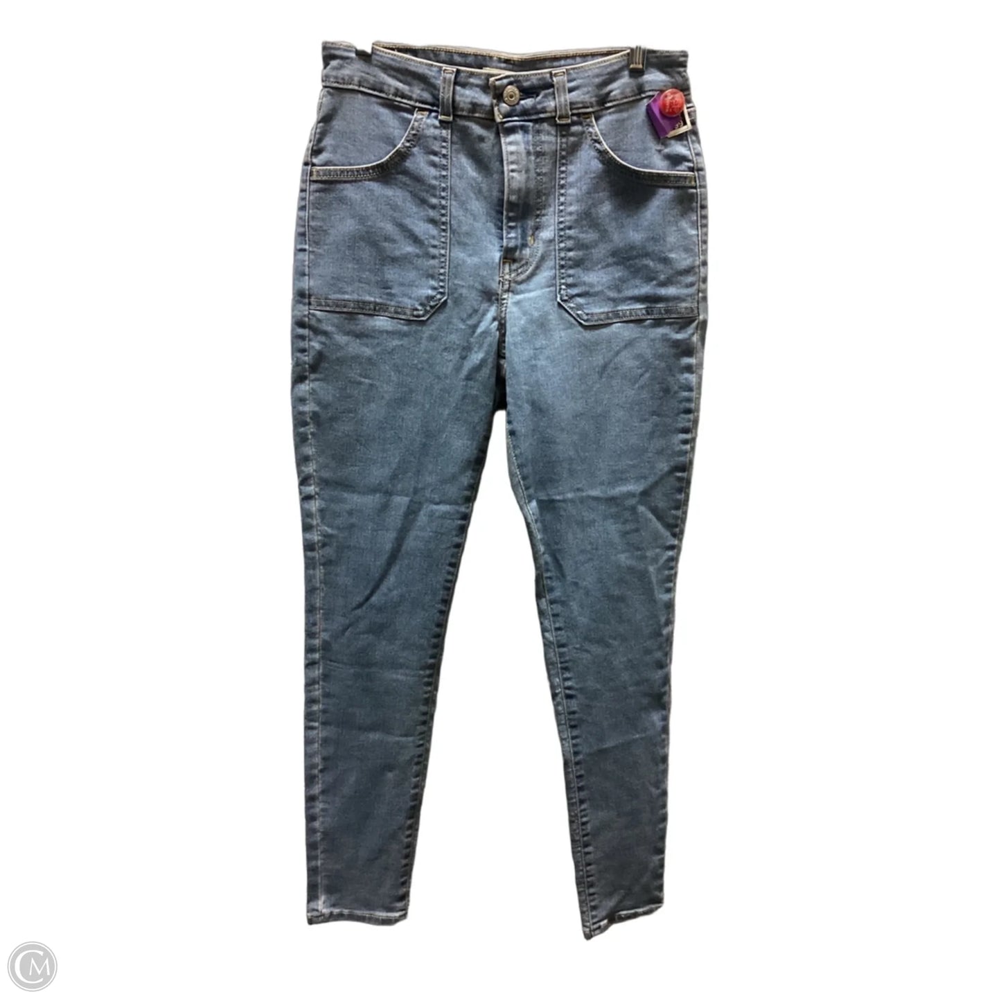 Jeans Skinny By Levis In Blue Denim, Size: 6