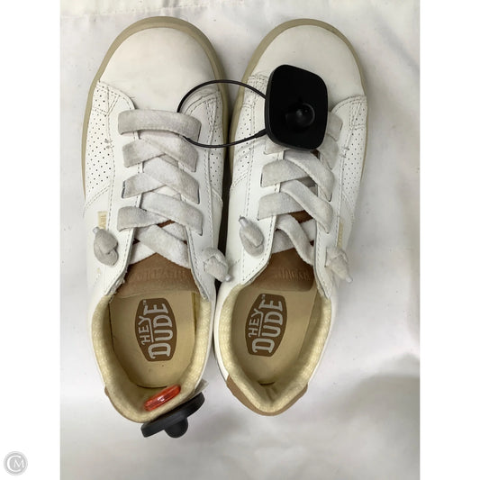 Shoes Flats By Hey Dude In White, Size: 8