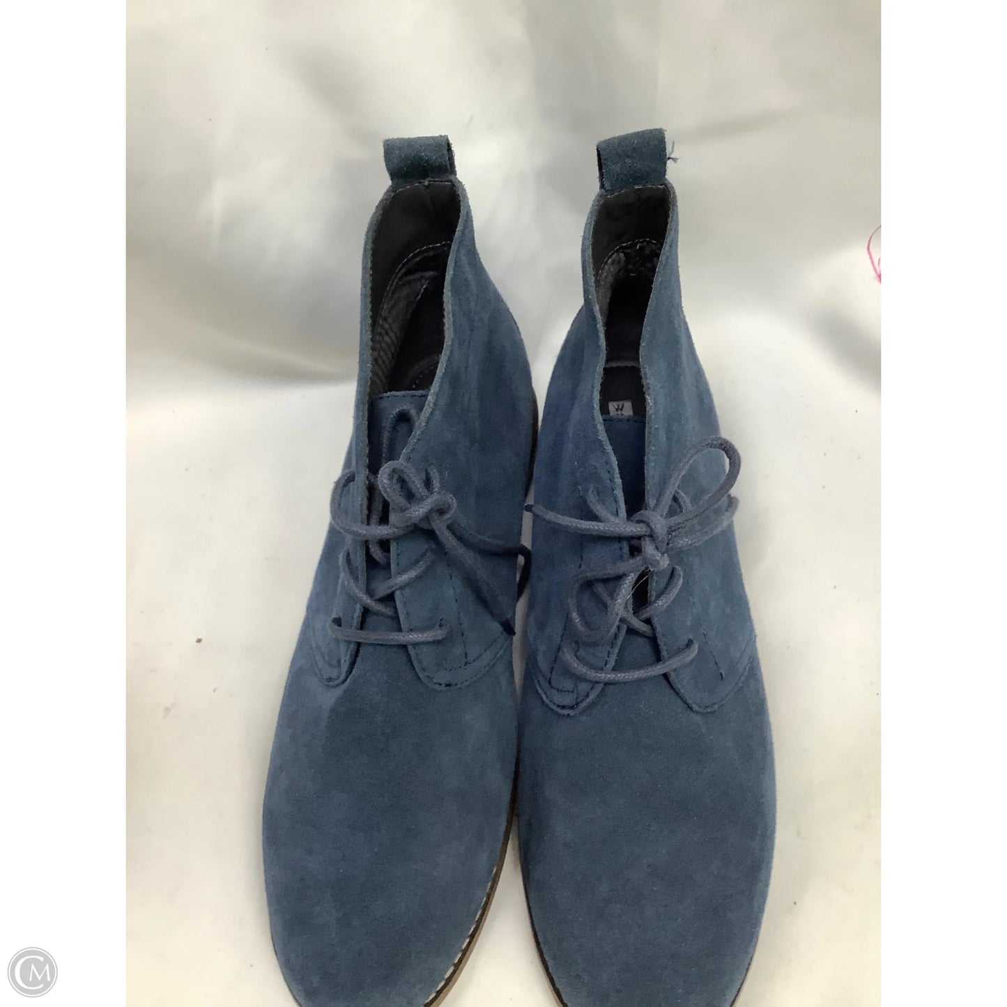 Boots Ankle Flats By White Mountain In Blue, Size: 10