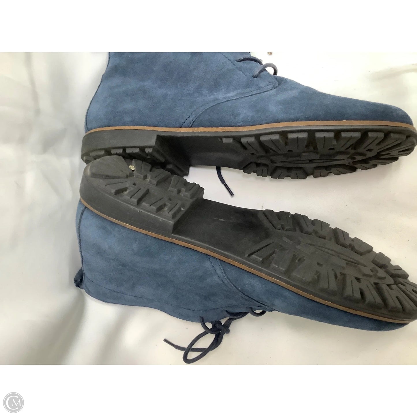 Boots Ankle Flats By White Mountain In Blue, Size: 10