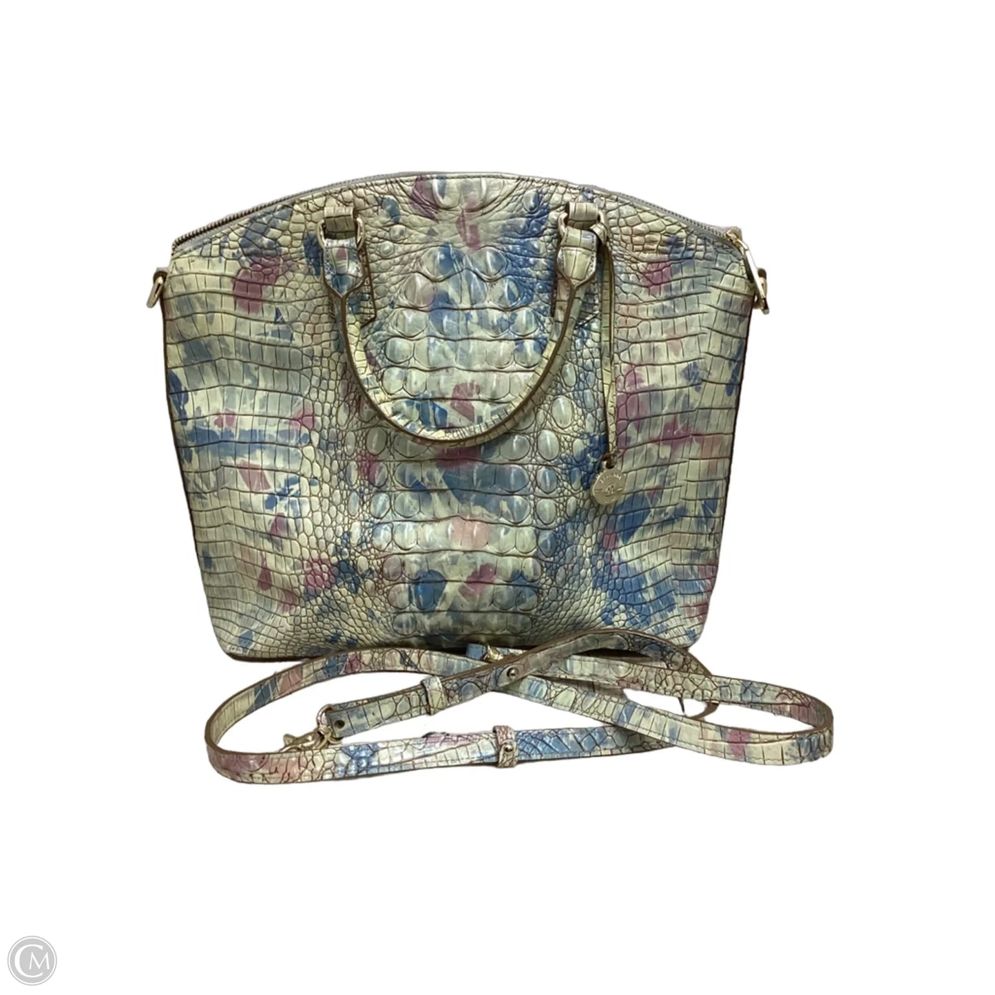 Handbag Designer By Brahmin, Size: Large