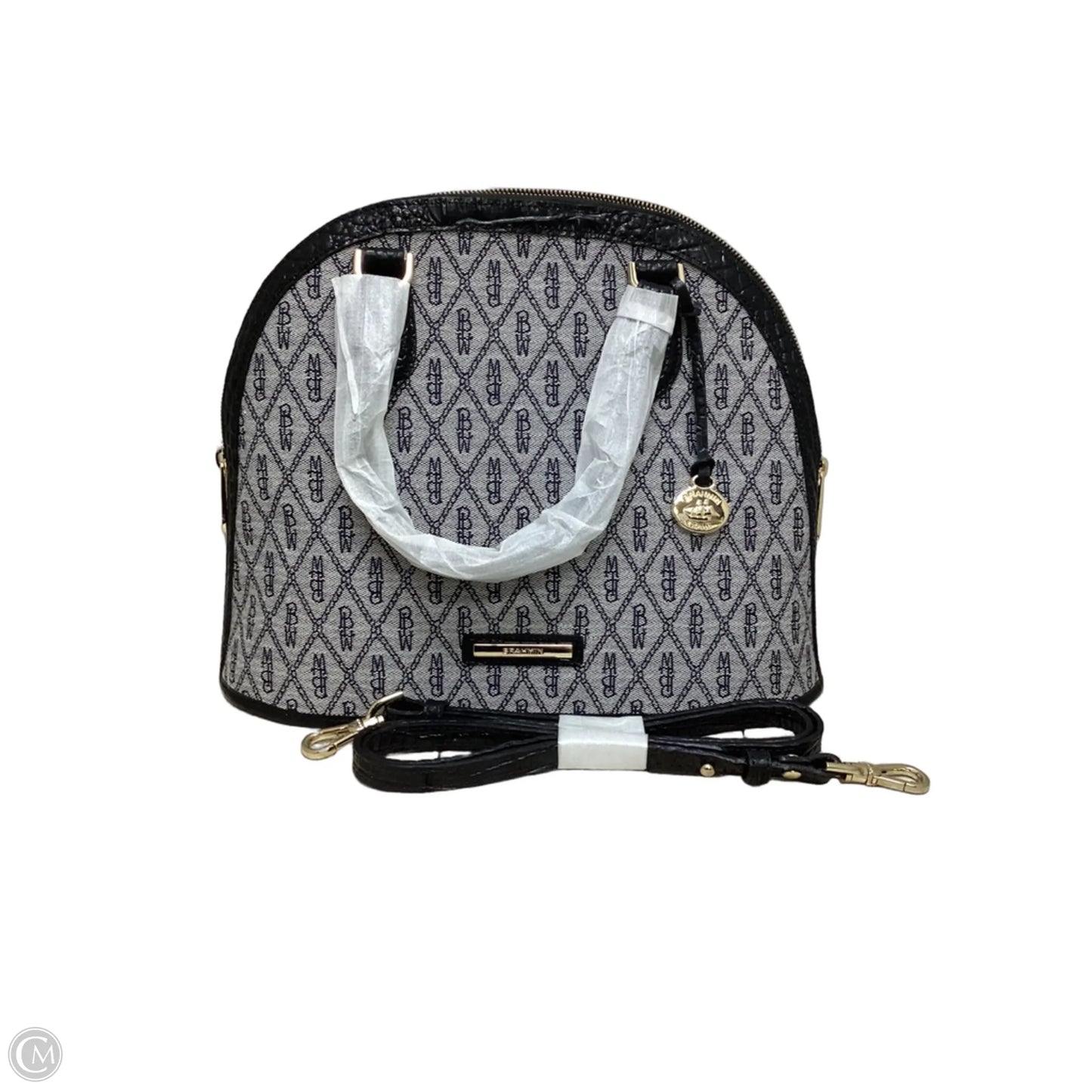Handbag Designer By Brahmin, Size: Large