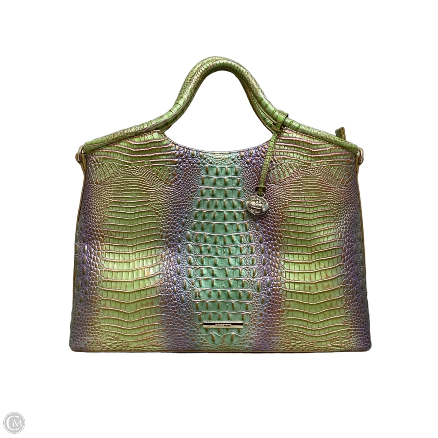 Handbag Designer By Brahmin, Size: Large