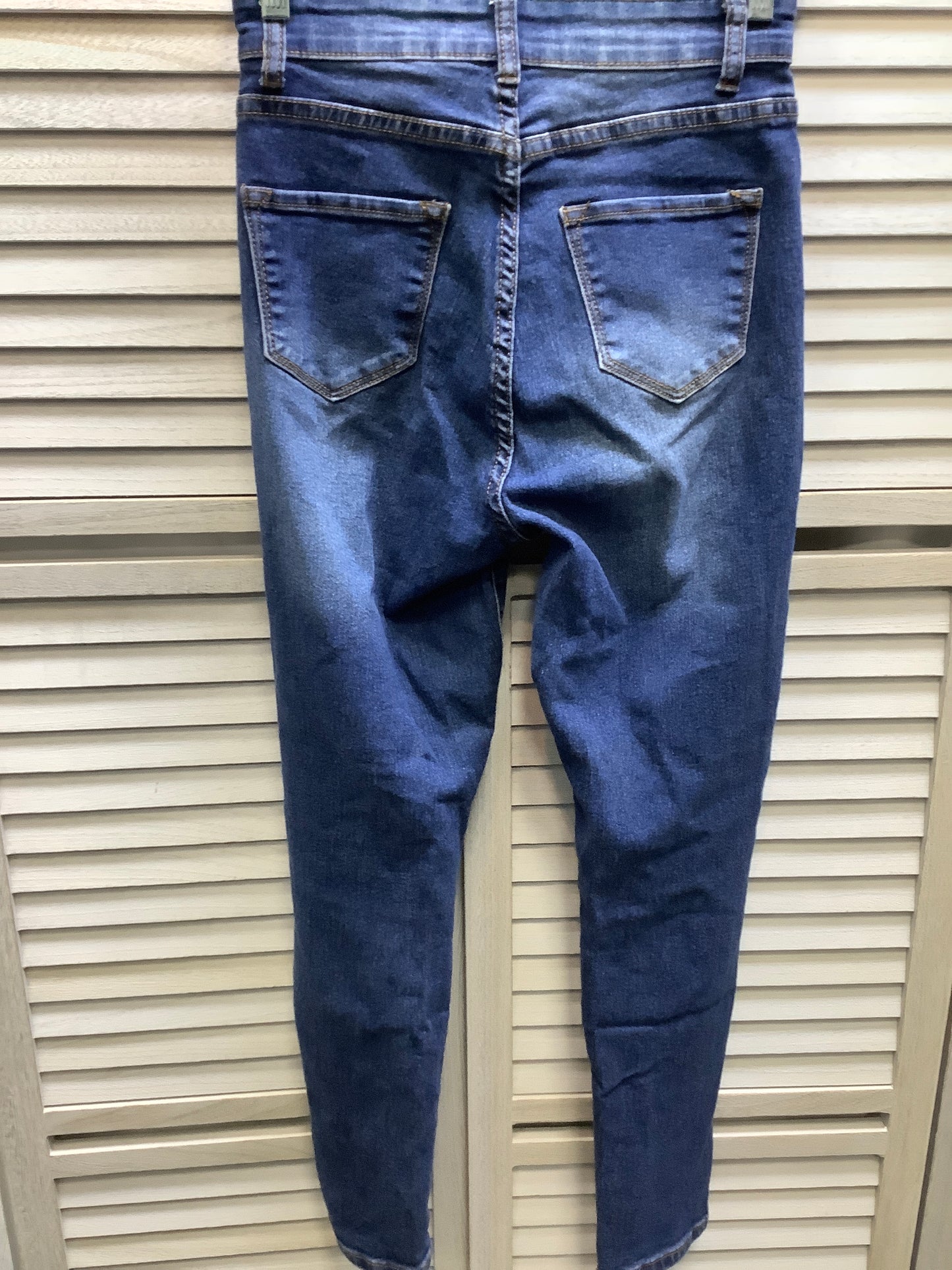 Blue Denim Jeans Skinny Fashion Nova, Size 7