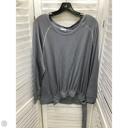 Top Long Sleeve By Clothes Mentor In Grey, Size: Xl